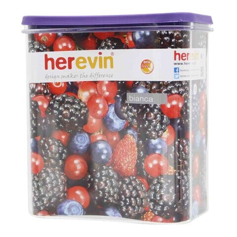 HEREVIN STOR CANISTER WITH LID 1.8L