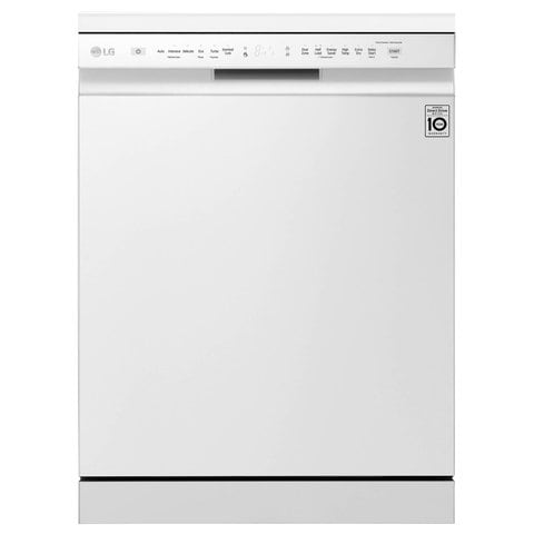 LG free standing 8 Prograams 14 Place Settings Dishwasher white DFB512FW