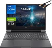 HP Victus 15.6&quot; Gaming Laptop (16GB RAM, 512GB PCIe SSD) Intel Core i7-12650H, NVIDIA GeForce RTX 3050 Ti, Mica Silver With HDMI