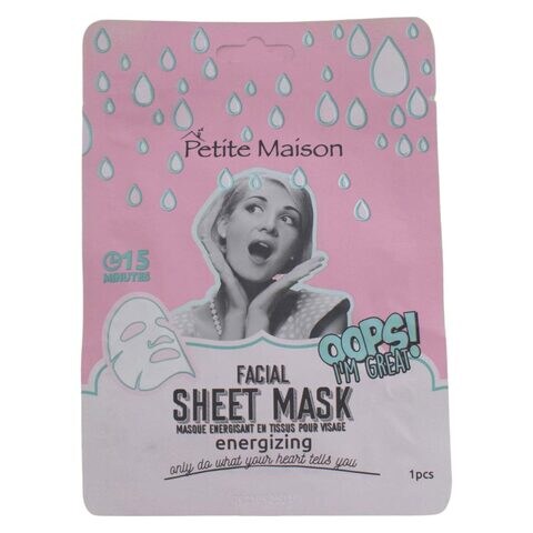 Petite Maison Energizing Facial Sheet Mask White 25ml