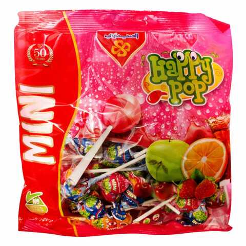 Happy Pop Mini Lollipops 210g