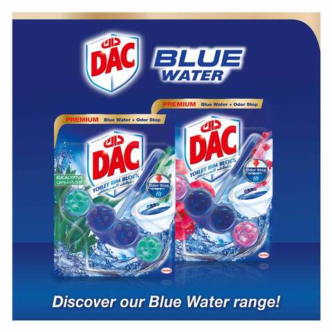 Dac toilet rim block blue active fresh flower 50 g