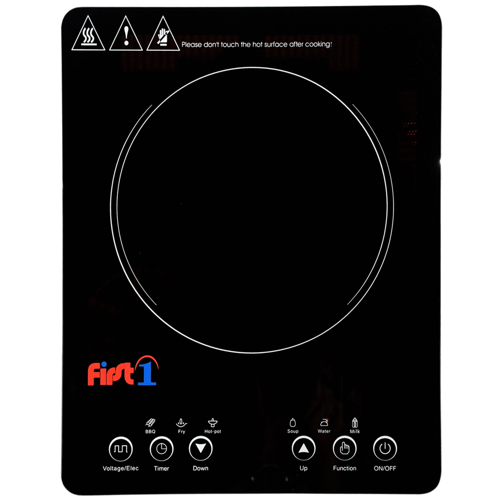 Buy First1 2000W 3 hours timer Induction Cooker with 8 devices self