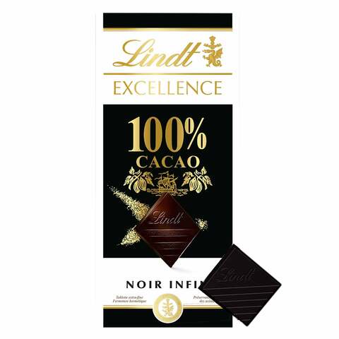 لينت إكسيلنس شوكولاتة داكنة 100% كاكاو 50 غرام