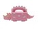 Generic Gmqg 25 Pcs Dinosaur Party Decoration Box, Kids Birthday Party Box, Color:Pink