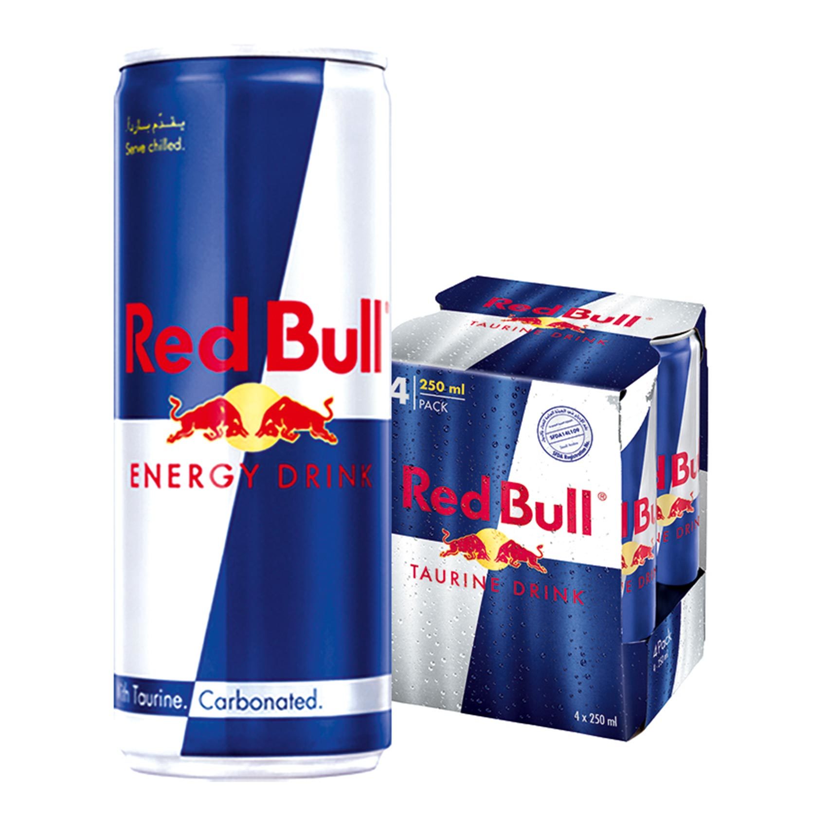 Buy Red Bull Energy Drink 250 Ml X 4 Pieces Online Shop Beverages On Carrefour Saudi Arabia