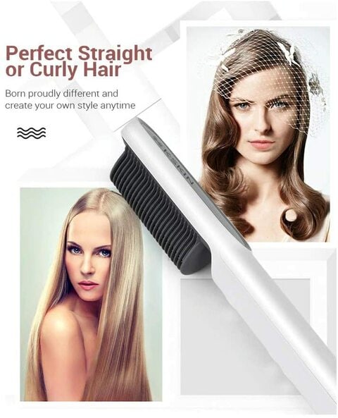 Hair straightener with built hotsell in comb