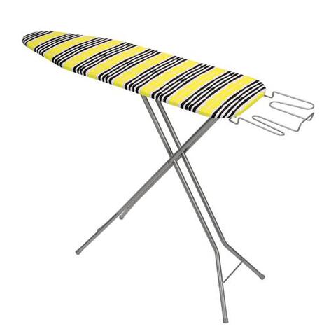 Mesh Ironing Board with Steam Iron Rest, 91x30cm   Iron Board with Adjustable Height &amp; Lock System   Non-Slip Feet &amp; Foldable Legs  Heat Resistant Cover