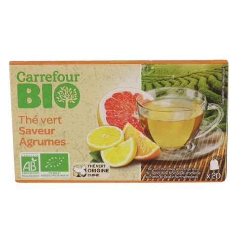 Carrefour Bio Citrus Fruit Green Tea 30g