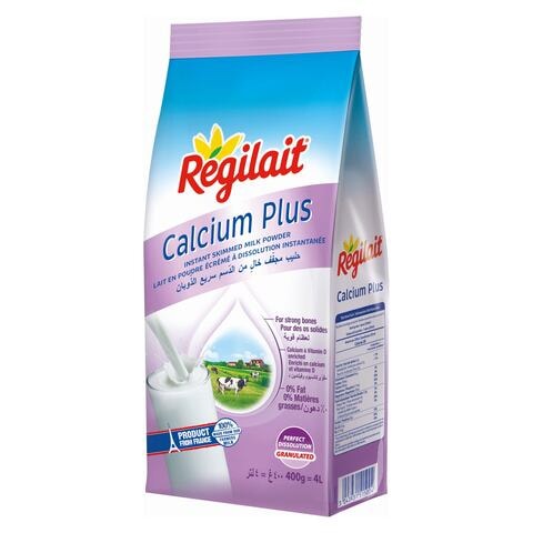 Regilait Calcium Plus Instant Skimmed Milk Powder 400g