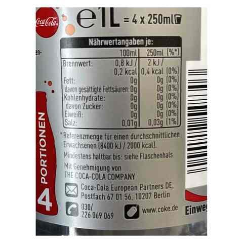 Horn Wreck i dag Buy Coca-Cola Light Carbonated Soft Drink PET 1L Online - Shop Beverages on  Carrefour UAE