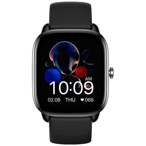 Amazfit GTS 4 Mini Smart Watch Ultra Slim 1.65-inch AMOLED Display   24H Health Management   GPS   15 Days Battery Life - Black
