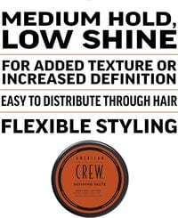 American Crew Defining Paste With Medium Hold &amp; Low Shine, Gifts For Men, For Thickening &amp; Texture, Matte Finish, Hair Styling Wax For Men, 85g