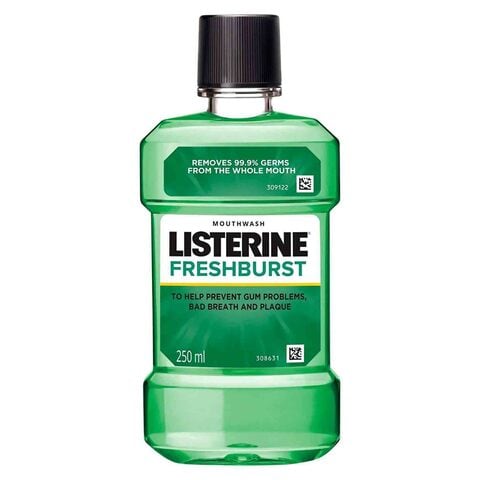 Listerine Mouthwash - Fresh Burst Taste - 250ml