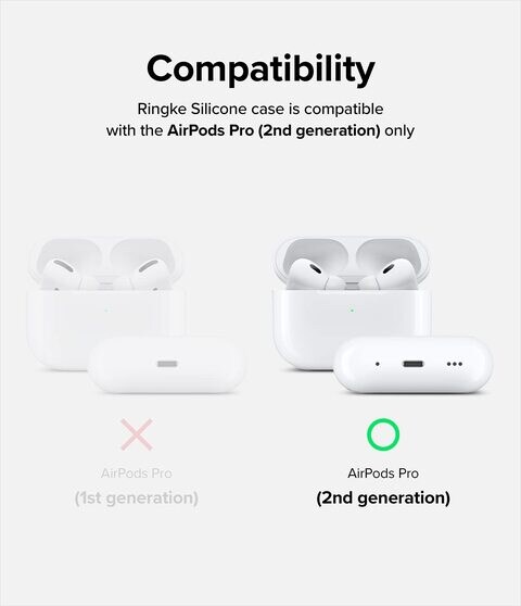 Ringke - AirPods Pro (2nd) Case Cover - Silicone Series - Mellow Yellow