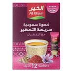Buy Alkhair Instant Saudi Coffee With Saffron 5g x12 in Saudi Arabia