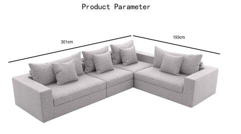 Top Quality Living Room Corner Sofa Set , Convertible Corner Sofa