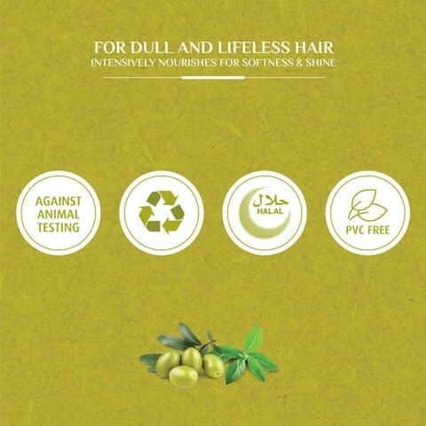 Vatika Olive And Henna Shampoo Nourish Protect Green 200ml