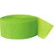 Unique- Crepe Streamer Lime Green 972 in