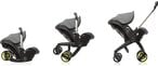 Buy COOLBABY Newborn Baby Stroller Car Seat Two-way Baby Carrier Rocking Chair Cradle Four-in-one Stroller Portable Stroller Foldable Four-wheel Suspension Wheel,Color: gray in UAE