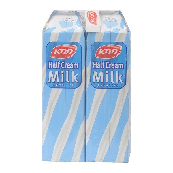 Buy Kdd Half Cream Milk 1 Lt X 4 Pieces