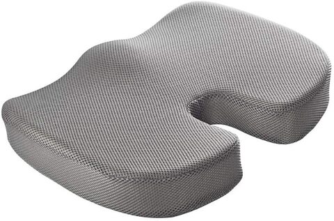 Meidong Ergonomic Lumbar Support Pillow - Elevates Lower Back Comfort - 100% Pure Memory Foam - Use in Car or Office Chair - Fits Most SEATS 