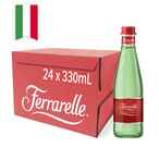 اشتري Ferrarelle Natural Sparkling Mineral Water 330ml Glass, Case of 24 في الامارات