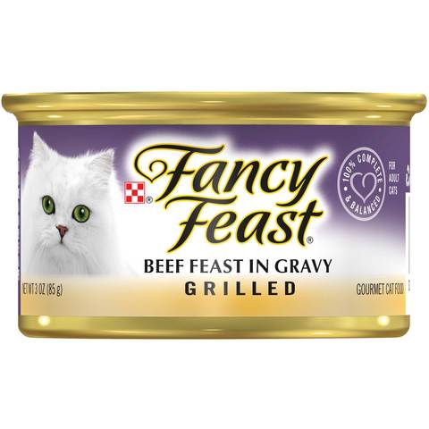 Buy Purina Fancy Feast Grilled Beef Wet Cat Food 85g Online