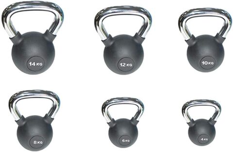 Buy Max Strength 4Kg Rubber Coated Kettlebell Weights For Women