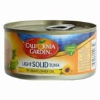 Buy California Garden Canned Light Tuna Solid In Sunflower Oil 185g in Kuwait
