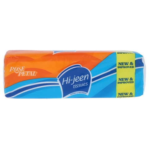 Buy Rose Petal Hi-jeen Tissues White 100 Sheets Online | Carrefour Pakistan