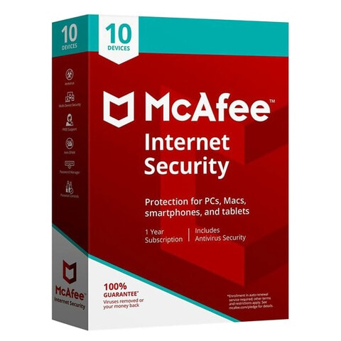 McAfee Internet Security 2018 10 Devices