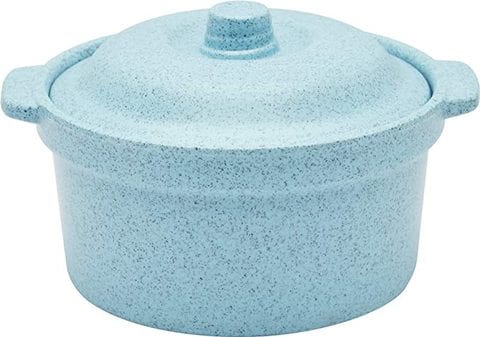 Dinewell - Blue Speckle Melamine Bowl With Lid 6 &quot;-Dwmb0135Bs