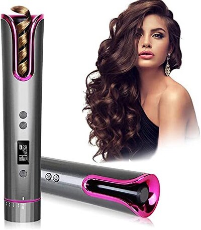 Buy Double Anion Curling Iron Hair Curler Fast Heating Adjustable