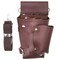 Barber Belt Bag Brown Leather Type 