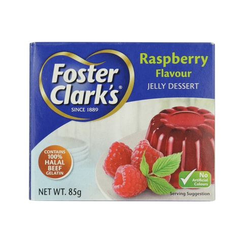 Foster Clark&#39;s Raspberry Flavour Jelly Dessert 85g