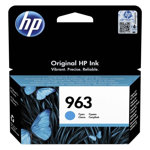 HP 963 Cyan Original Ink Cartridge  3JA23AE