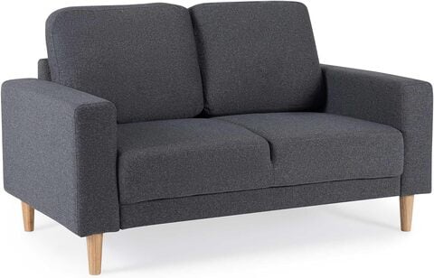 Dark grey deals 2 seater sofa