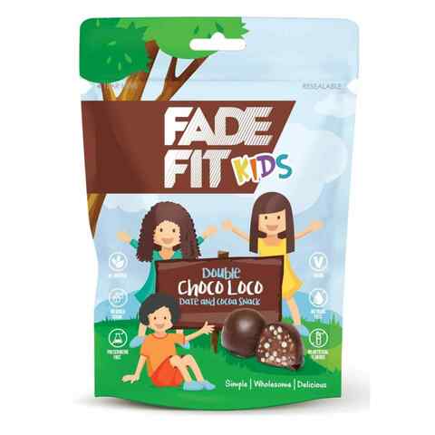 Fade Fit Kids  Double Choco Loco Energy Balls 45g