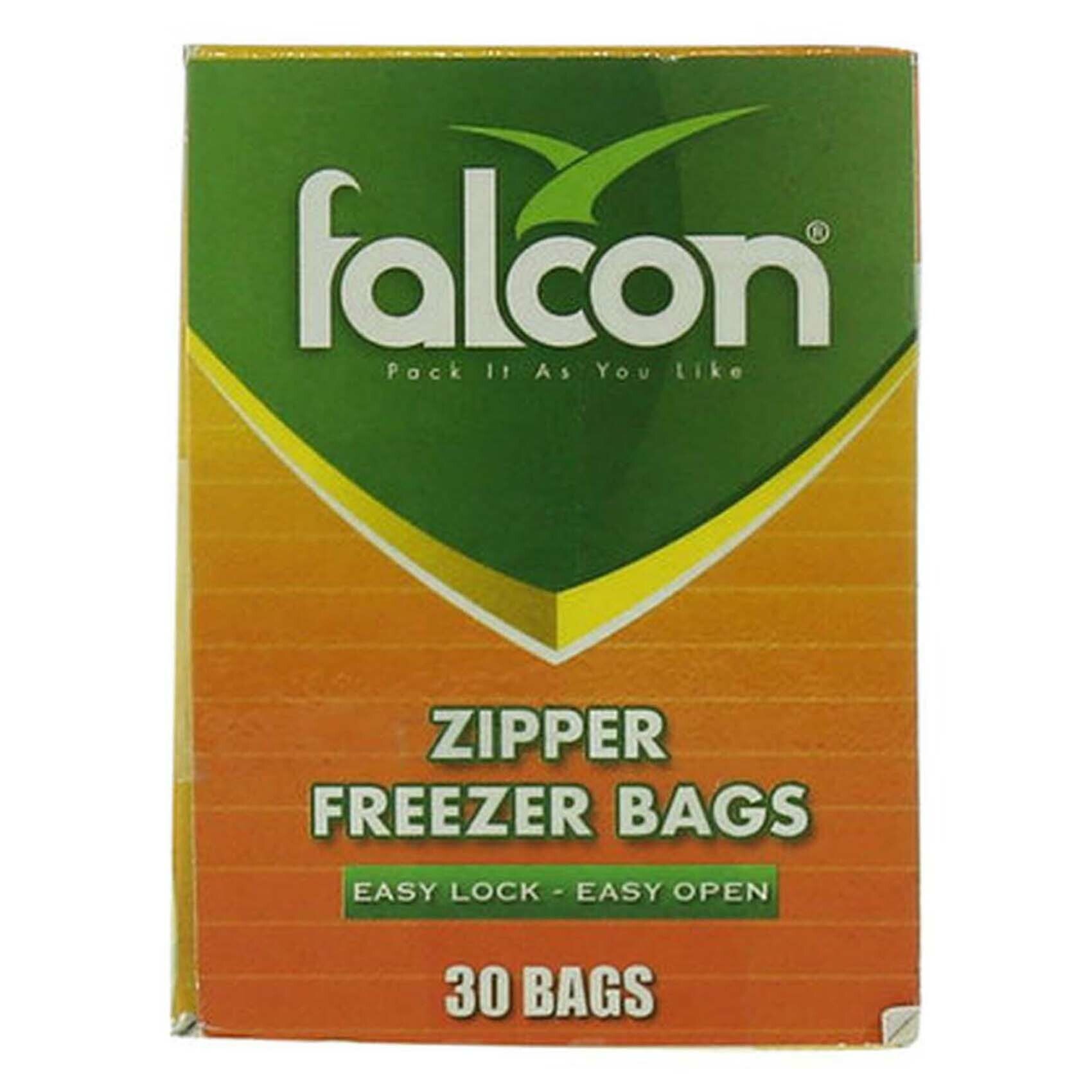 Buy Falcon Zipper Freezer Bags 30 Count Online Shop Cleaning