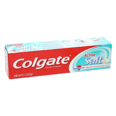 Colgate Active Salt Fluoride Toothpaste 100 ml Online | Carrefour Kuwait