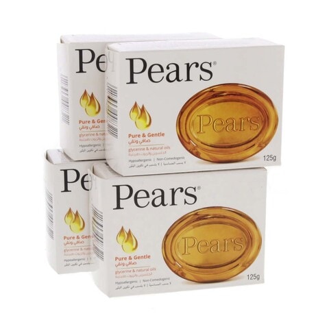 PEARS PURE &amp; GENTLE SOAP 125G 3+1