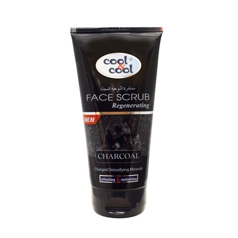 Cool &amp; Cool Regenerating Charcoal Face Scrub 150ml