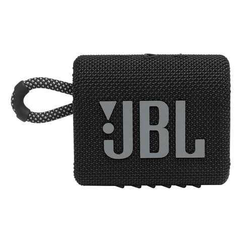 JBL Go 3 Portable Bluetooth Speaker Waterproof With JBL Pro Sound And Powerful Audio Black