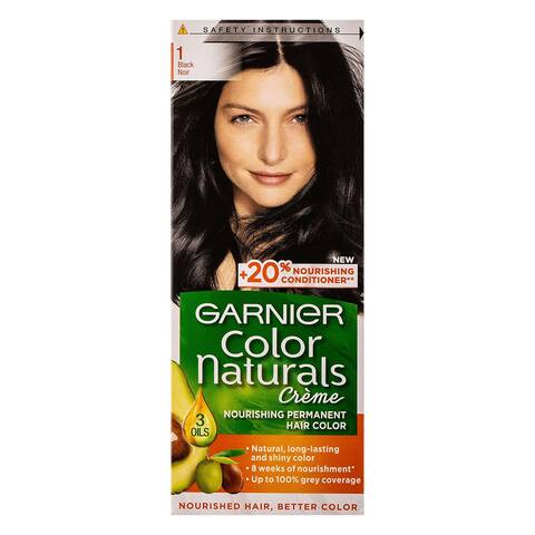 Buy Garnier Color Naturals Hair Color Black Noir 1 Online - Carrefour Kenya