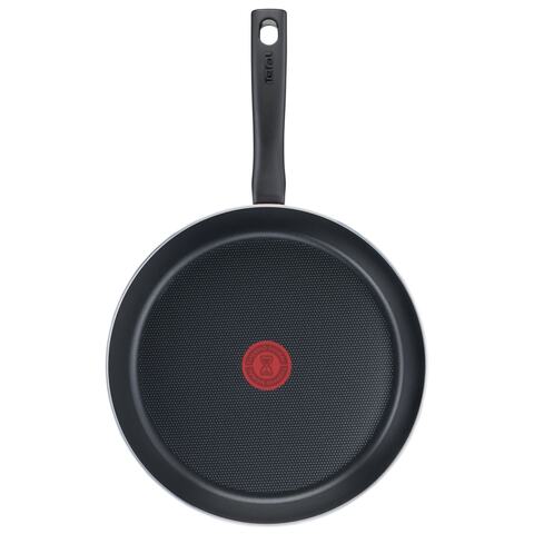 Cheap Tefal Pure Grey Titanium Nonstick Deep Frying Pan (22cm