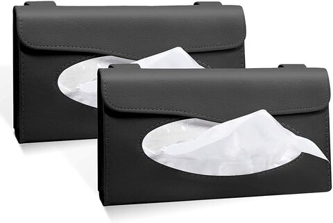 AXWee Car Tissue Holder, Sun Visor Napkin Holder, Tissue Box