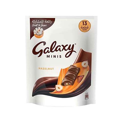 Galaxy Minis Hazelnut Smooth Milk Chocolate 162.5gr