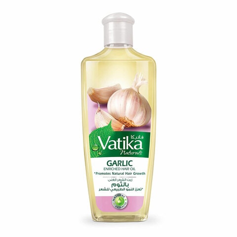 Buy Vatika garlic enriched hair oil 200 ml in Saudi Arabia