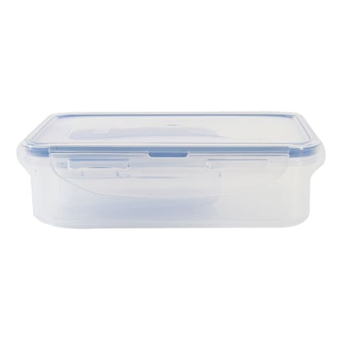 Lock & LockClassic Rectangular Food Container HPL815L Clear/Blue 550ml ...